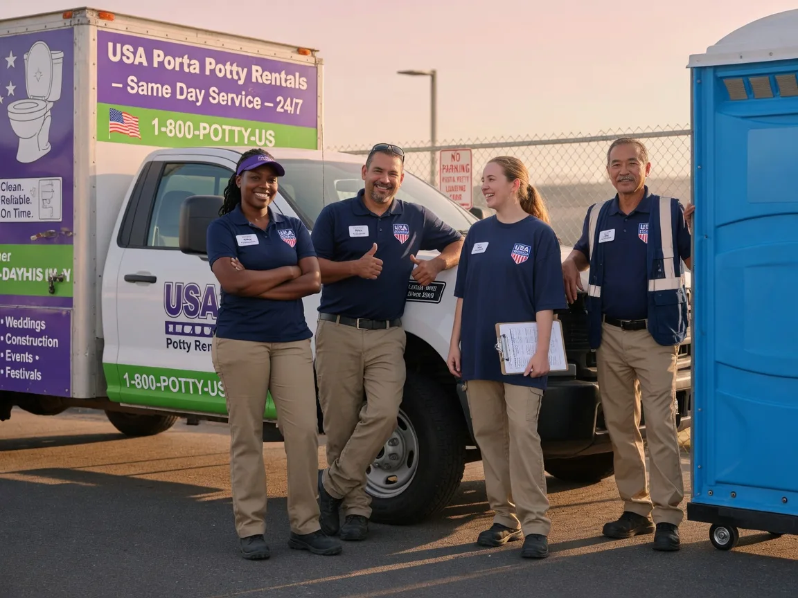 Porta Potty Rental company in Ivanhoe, CA